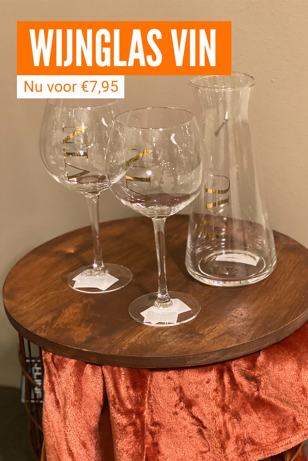 Wijnglas-vin